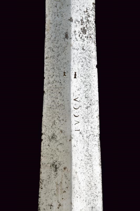 Arma antica (lancione), ferro con lama quasi triangolare a sezione a losanga, XVI secolo