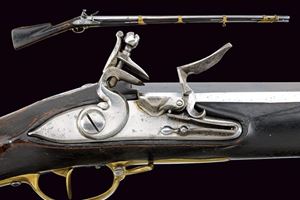An infantry flintlock gun
