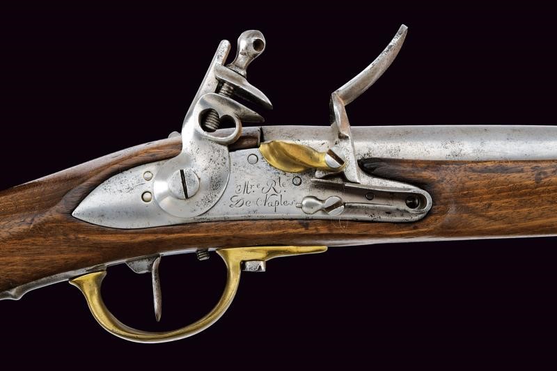 Regno di Napoli, Moschetto a pietra focaia modello per granatieri a cavallo (1809)