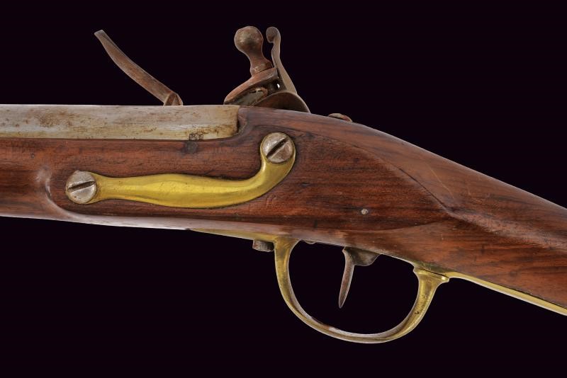 Arma a pietra focaia, fucile a canna liscia con baionetta a ghiera, Torino (prima metà XIX secolo...