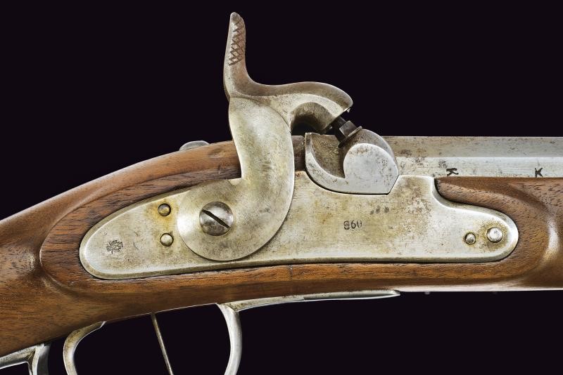 Fucile tedesco (Austria), Jaegerstutzen Mod. 1854 Lorenz con stecher, 1860