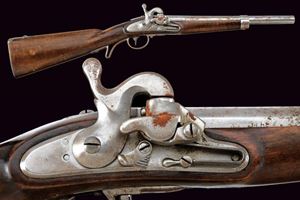 An 1851 model Cavalry Carbine with Augustin system