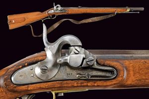 A rare 1807/42 model Jaegerstutzen with Augustin system