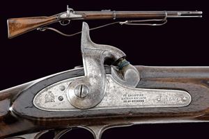 A P53 pattern percussion musket by Escoffier
