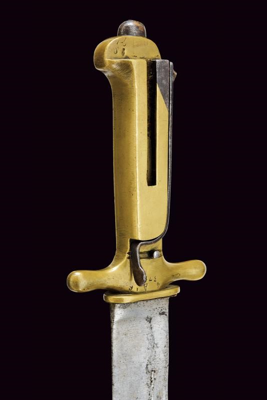 Carabina a luminello da bersaglieri, mod. 1848, con baionetta, cal. 16,9 mm