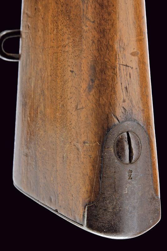 Francotte (attrib.), Carabina a luminello Minie-Petrovic-Francotte con baionetta, Principato di S...
