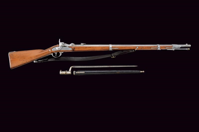 Fucile da fanteria a retrocarica Wanzel Mod. 1854/67, con baionetta (Austria, 1857)