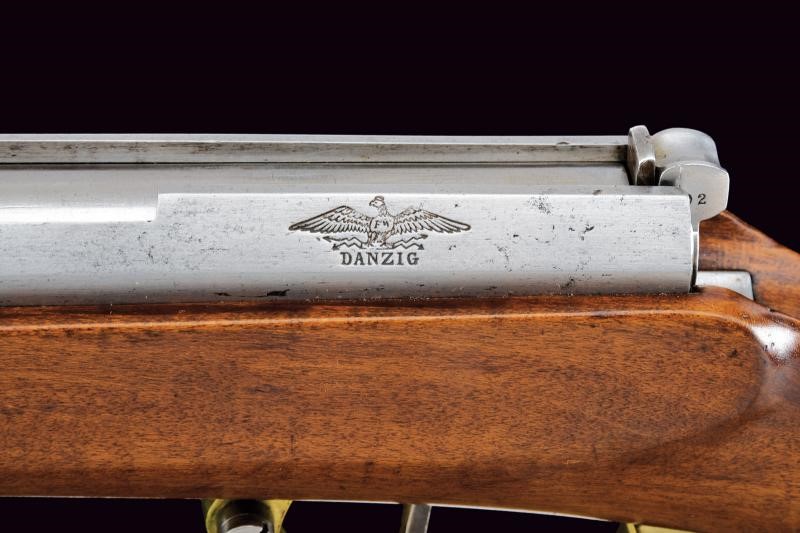 Dreyse, Raro fucile mod. 1841 con baionetta, canna rigata e otturatore marcato “DANZIG”