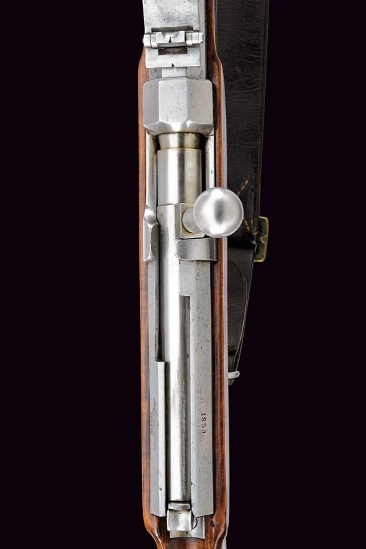 Dreyse, Raro fucile mod. 1841 con baionetta, canna rigata e otturatore marcato “DANZIG”