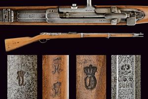 An 1871 Model Mauser rifle