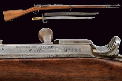 Fucile Chassepot Mod. 1866, Tulle, 11 mm, lunghezza 130 cm (1868)