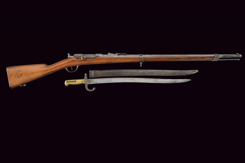 Fucile Chassepot Mod. 1866, Tulle, 11 mm, lunghezza 130 cm (1868)