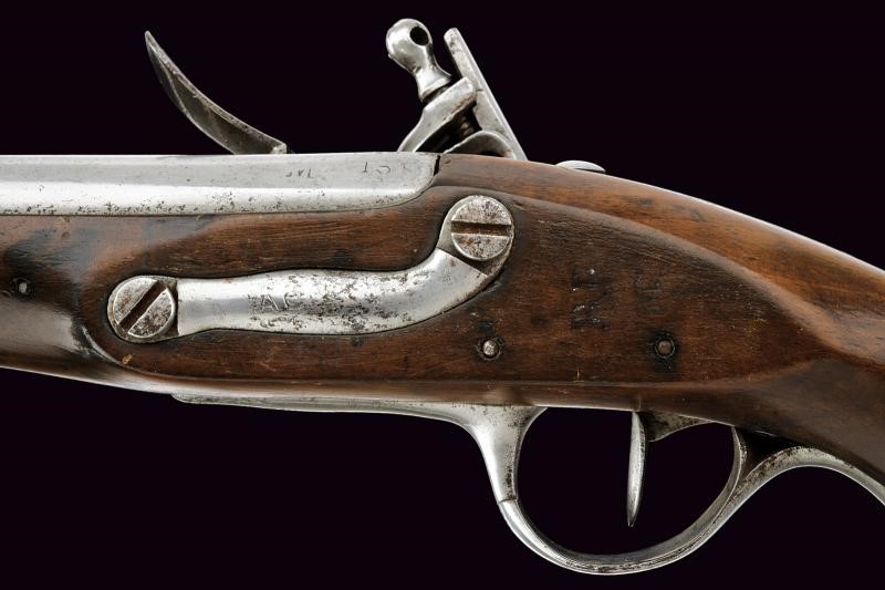 Pistola da gendarmeria a pietra focaia, Mod. AN IX, cal. 16 mm (Maubeuge)