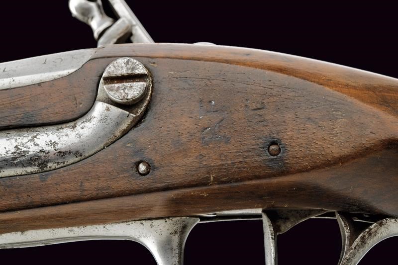 Pistola da gendarmeria a pietra focaia, Mod. AN IX, cal. 16 mm (Maubeuge)