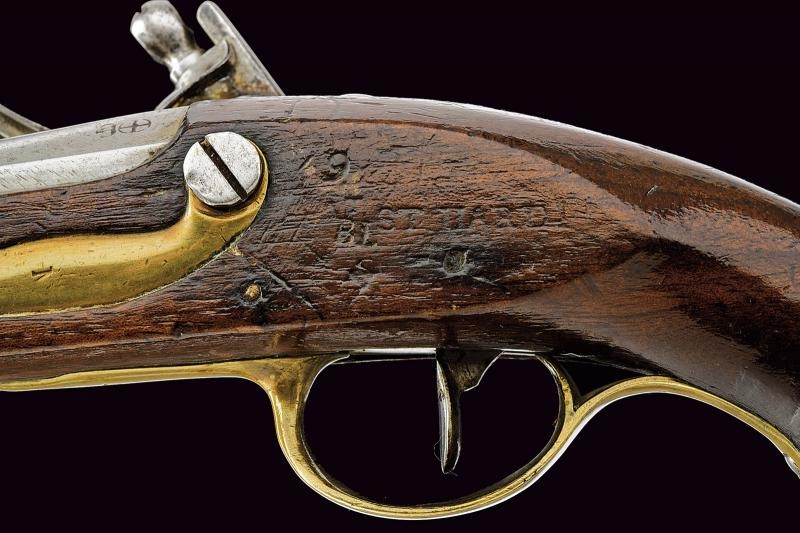Arma da fuoco, Pistola per Carabinieri Reali mod. 1814, batteria a pietra focaia (Torino), 1822