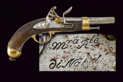 Napoli, Pistola a pietra focaia An XIII per dragoni
