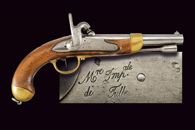 Pistola convertita a luminello Mod. 1816 T Bis, tulle, primi XIX secolo