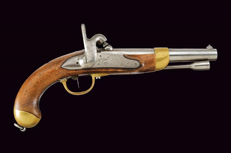 Pistola convertita a luminello Mod. 1816 T Bis, tulle, primi XIX secolo