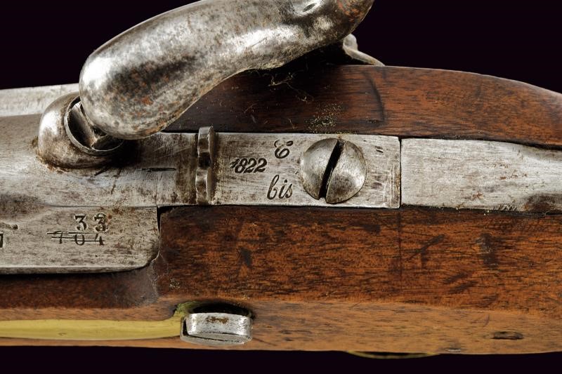 Stato Pontificio, Pistola militare ridotta a luminello (ca. metà XIX secolo)
