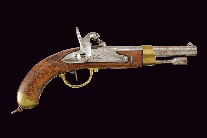 Stato Pontificio, Pistola militare ridotta a luminello (ca. metà XIX secolo)