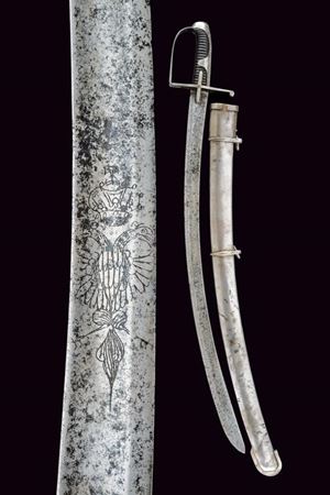 A 1768 model light cavalry sabre
