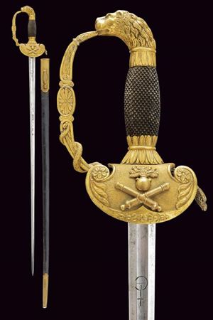 An Artillery officer's sword