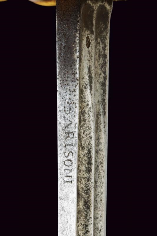 Regno Italico, Spada per truppa dei dragoni