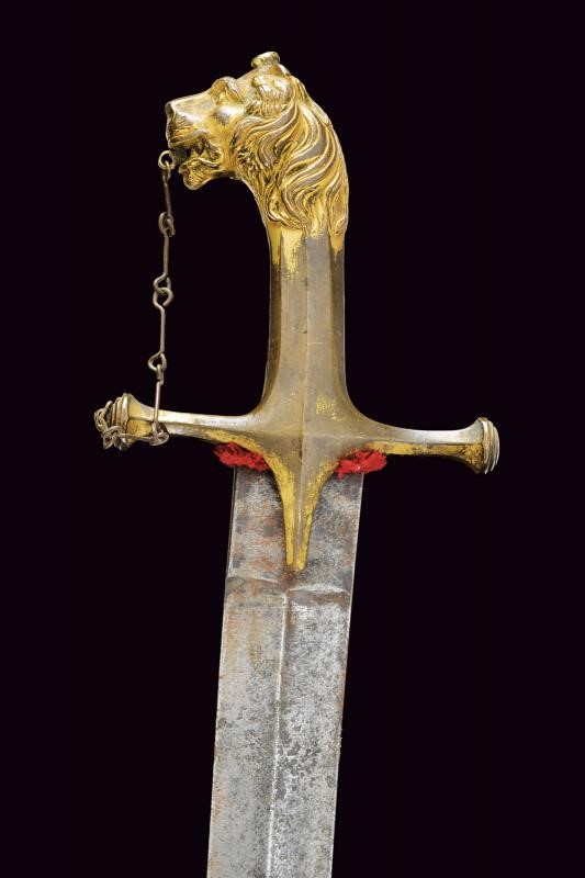 Sciabola da ufficiale d’epoca murattiana, Napoli, primo quarto del XIX secolo