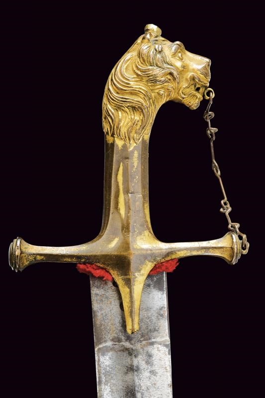 Sciabola da ufficiale d’epoca murattiana, Napoli, primo quarto del XIX secolo