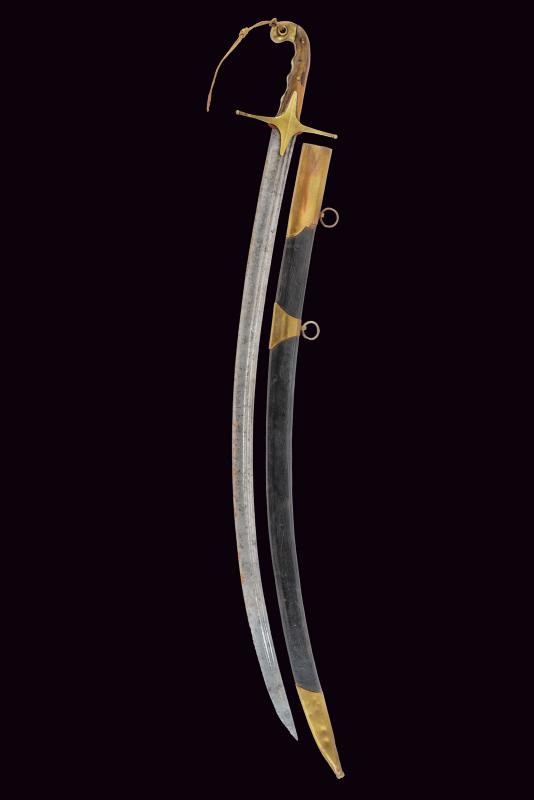 Regno di Sardegna, Sciabola all’orientale da ufficiale (1830-1840)
