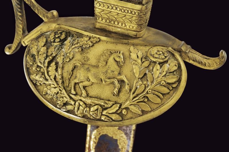Regno delle Due Sicilie, Spadino da funzionario, prima metà del XIX secolo