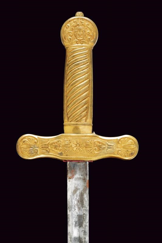 Regno delle Due Sicilie, Spada da tamburo maggiore, XIX secolo