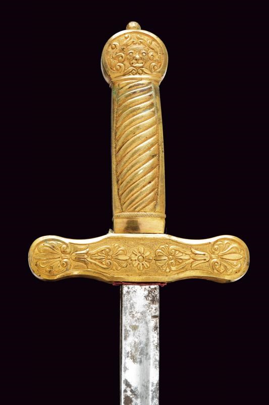 Regno delle Due Sicilie, Spada da tamburo maggiore, XIX secolo