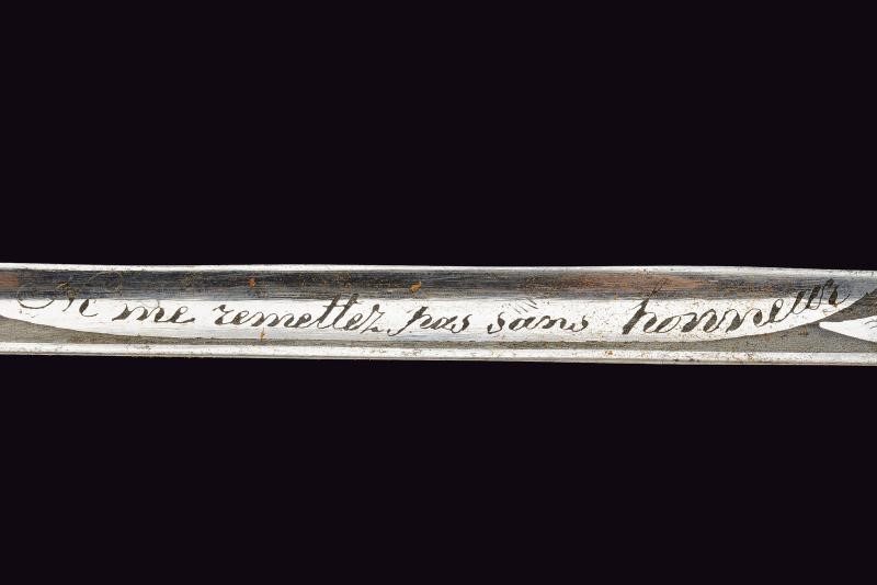 Regno delle Due Sicilie, Spada da funzionario, prima metà del XIX secolo