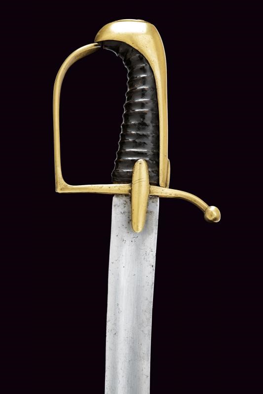 Rara sciabola da truppa degli ussari della Guardia Reale, inizio XIX secolo