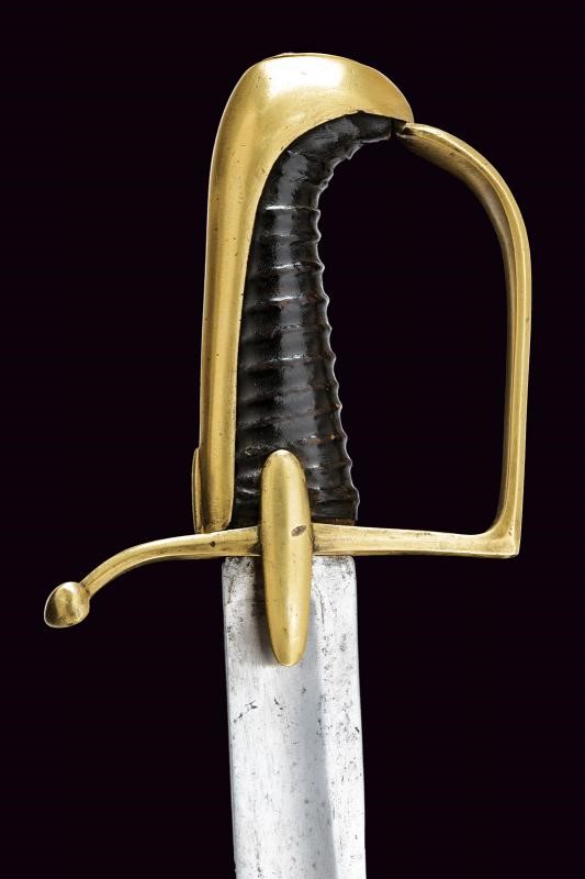 Rara sciabola da truppa degli ussari della Guardia Reale, inizio XIX secolo