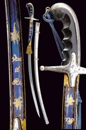 An 1843 model senior officer's sabre with fine blade