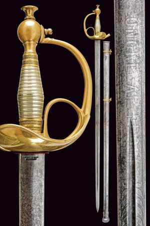 An 1833 model Albertina sword