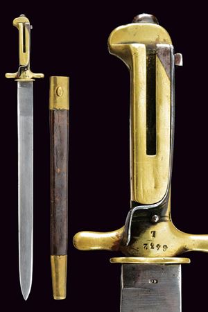 An 1836 model bayonet for "Bersaglieri"