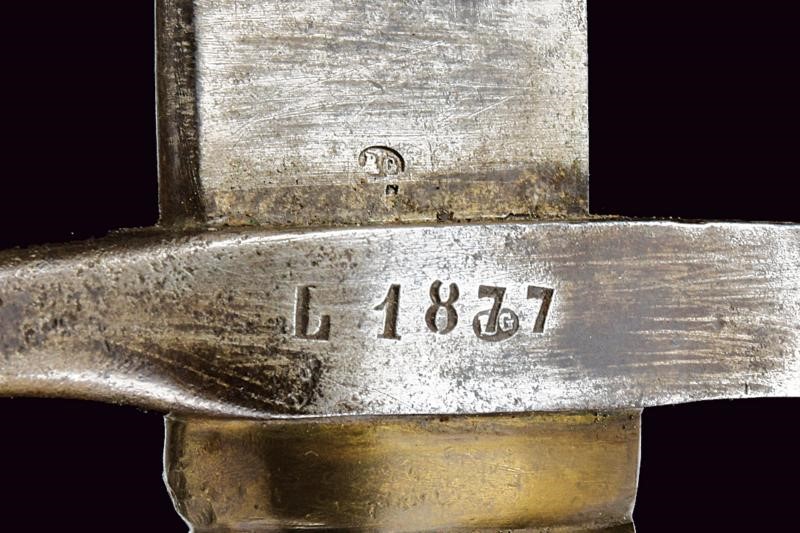 Regno d'Italia, Baionetta Vetterli Mod. 1870, primo tipo