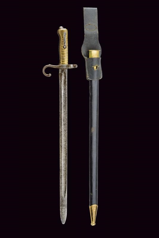 Regno d'Italia, Baionetta Vetterli Mod. 1870, primo tipo