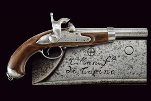 An 1833/60 Model percussion cavalry's pistol