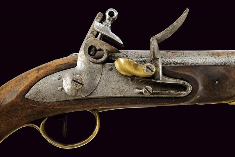 Regno di Sardegna, Pistola a pietra focaia da marina mod. 1844