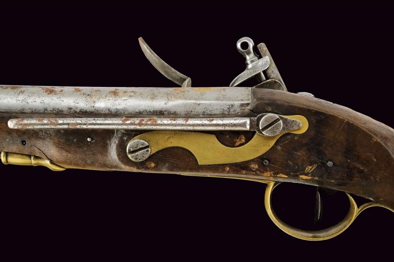 Regno di Sardegna, Pistola a pietra focaia da marina mod. 1844