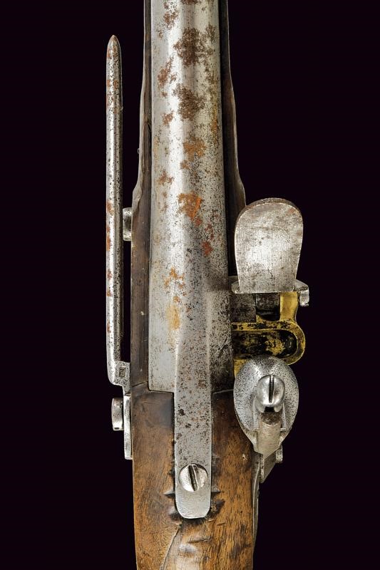 Regno di Sardegna, Pistola a pietra focaia da marina mod. 1844