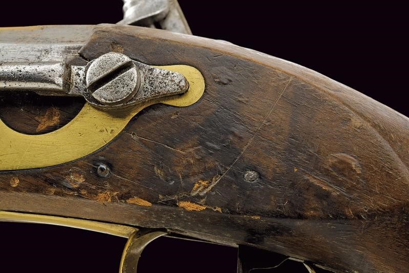 Regno di Sardegna, Pistola a pietra focaia da marina mod. 1844