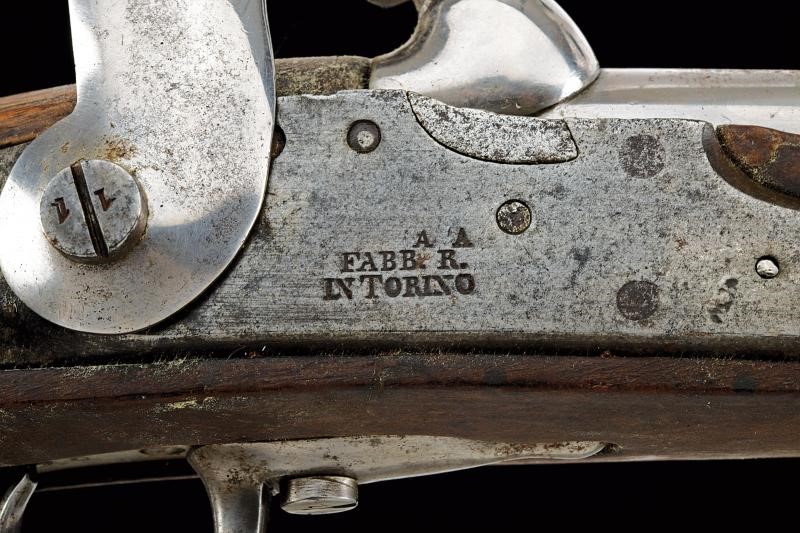 Regno di Sardegna, Pistola da cavalleria Mod. 1814 ridotta a luminello (1842)