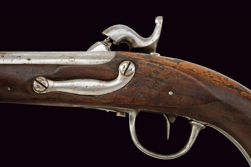 Regno di Sardegna, Pistola da cavalleria Mod. 1814 ridotta a luminello (1842)