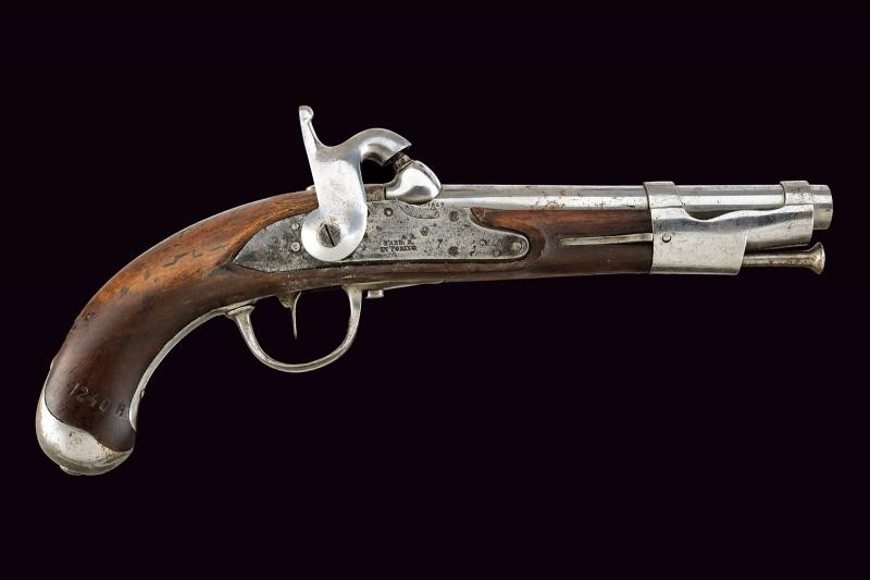 Regno di Sardegna, Pistola da cavalleria Mod. 1814 ridotta a luminello (1842)