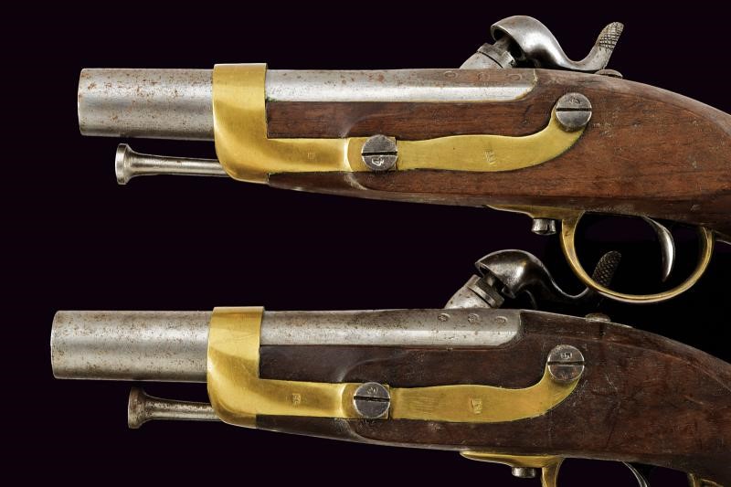 Carabinieri, Paio di pistole a luminello Mod. 1847